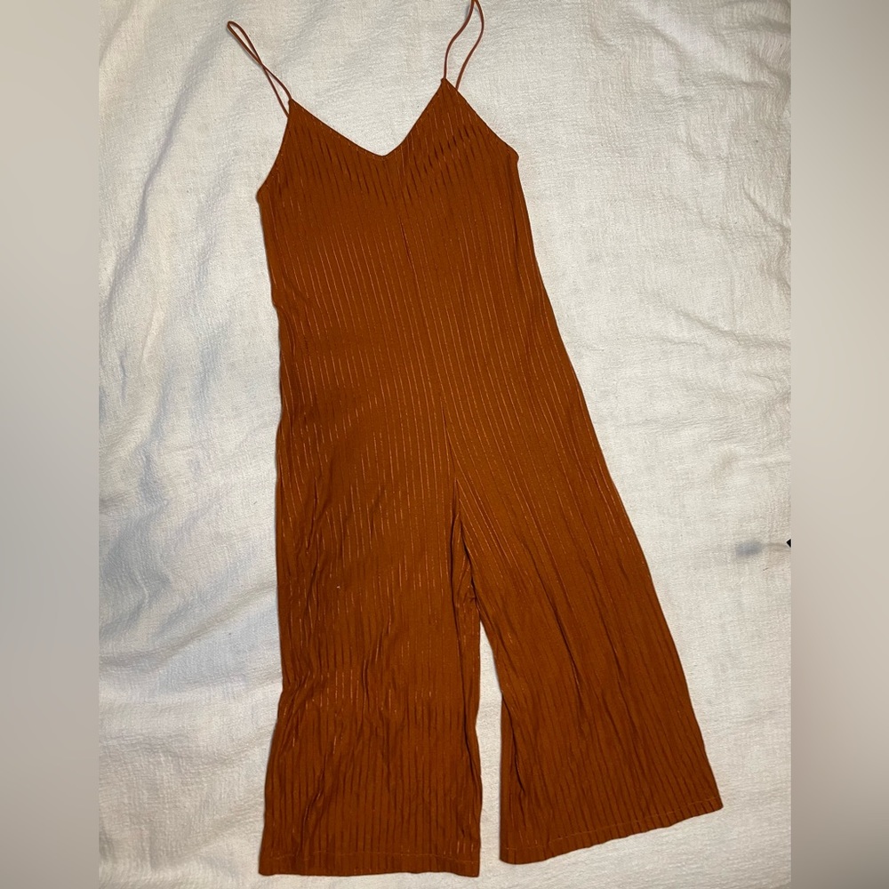 Zara Spaghetti Strap Jumpsuit